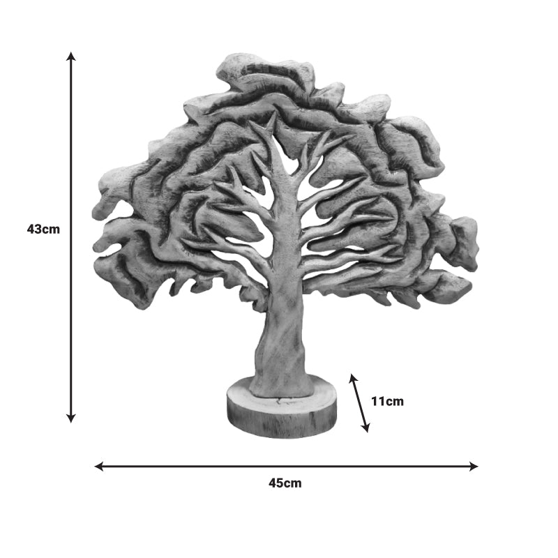 Дърво за декорация на маса Natrem естествено мангово дърво 45x11x43см