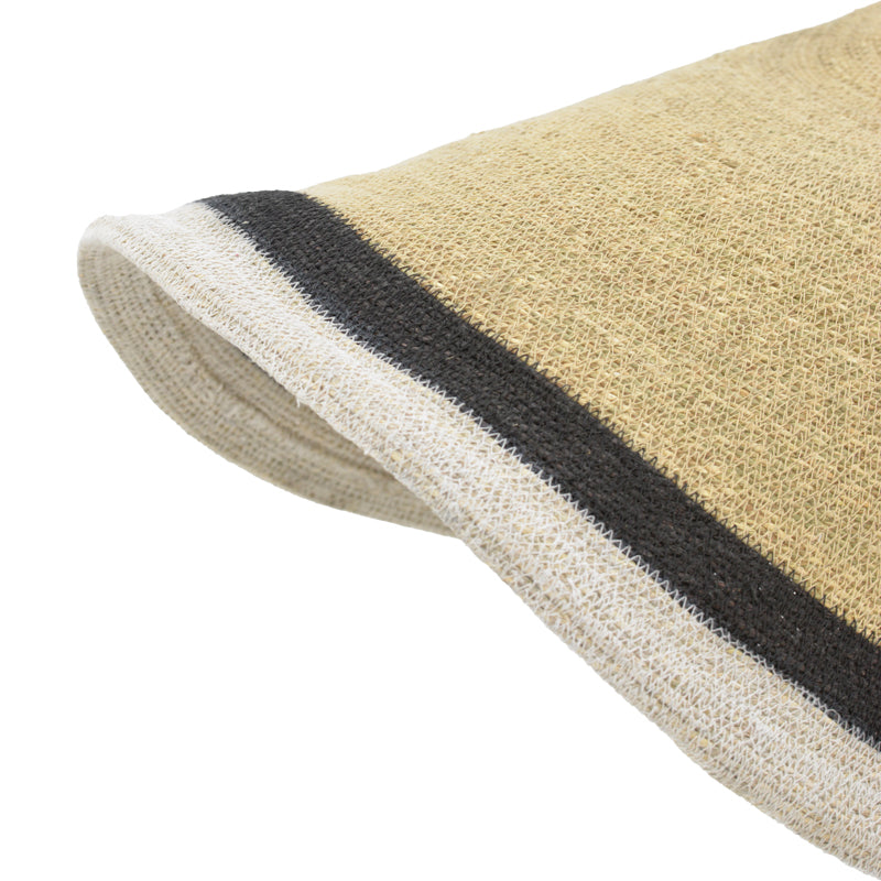 Плафон Hatchie естествено-черно-бяла морска трева-желязо D100x133см