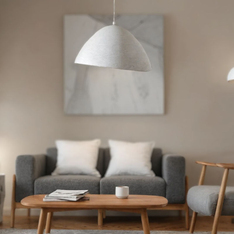 Плафон Litho бяла преса хартия-желязо 42x39x123.5cm