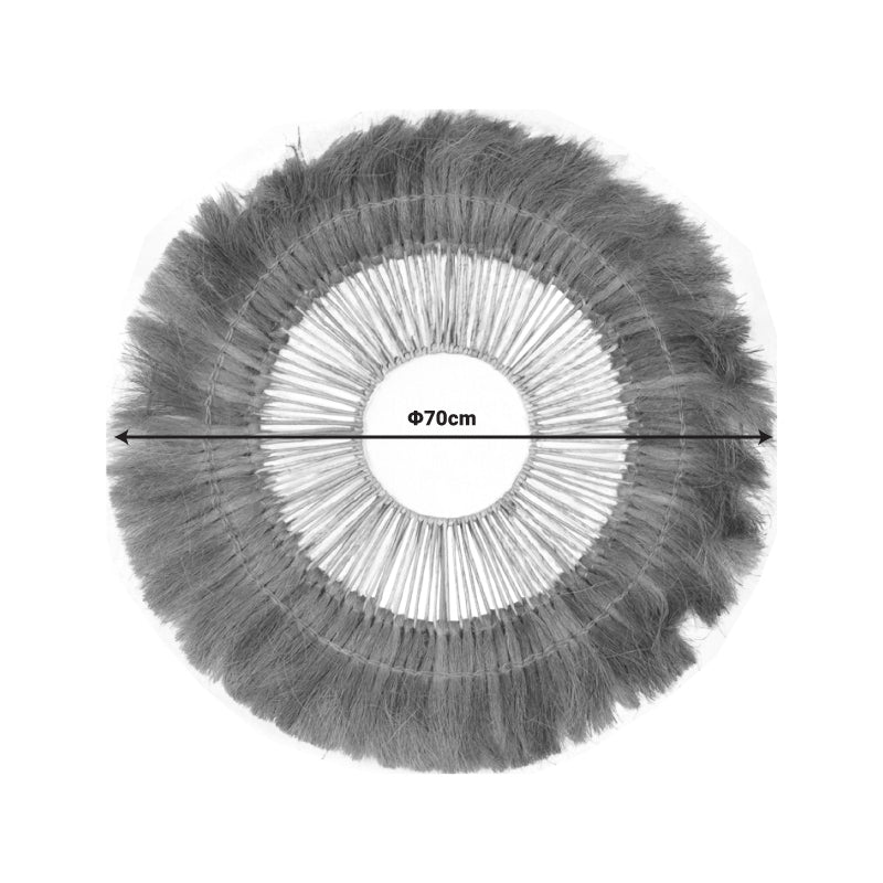 Ramine стенен декор бананово дърво в естествен нюанс D70x10см