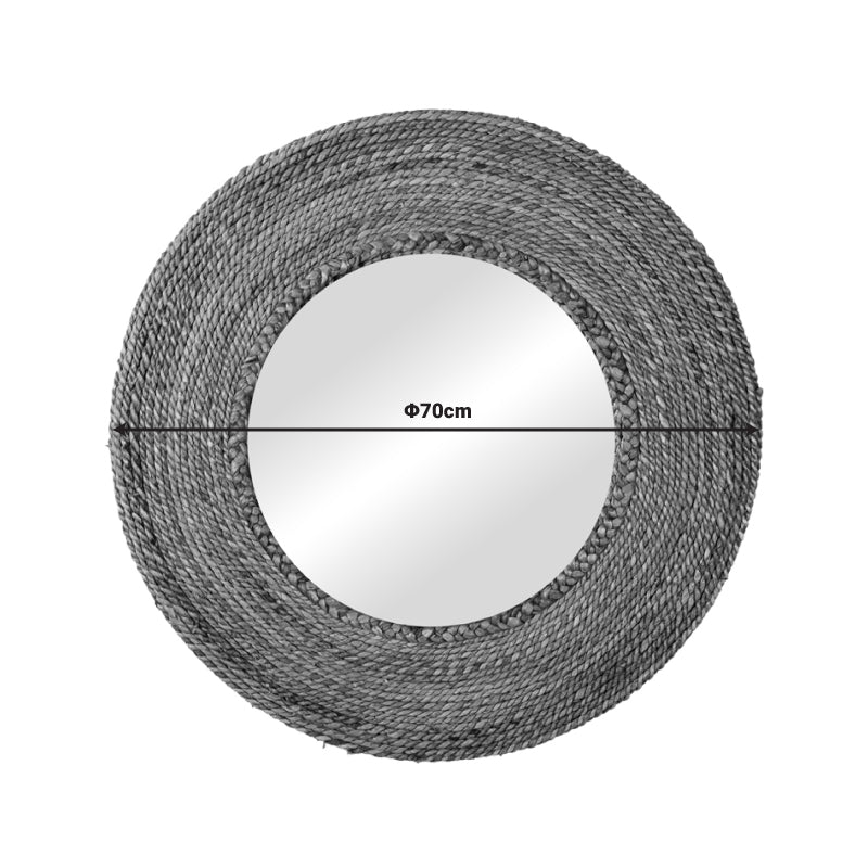 Огледало Encere бананово дърво в естествен нюанс D70x5см