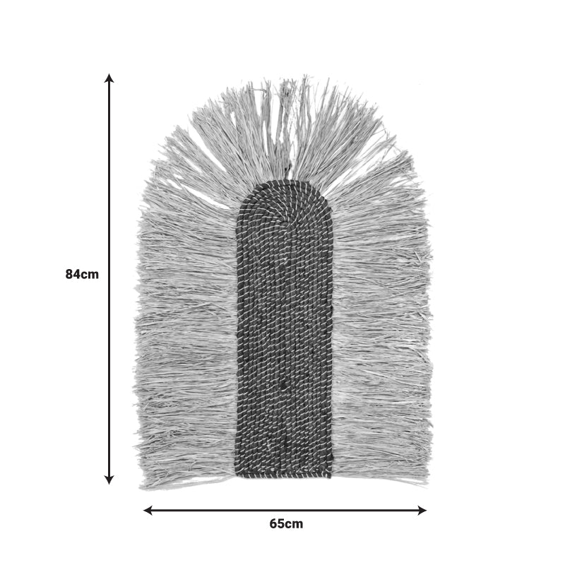 Декорация за стена Ramzon сезал в естествен нюанс 84x65x2см