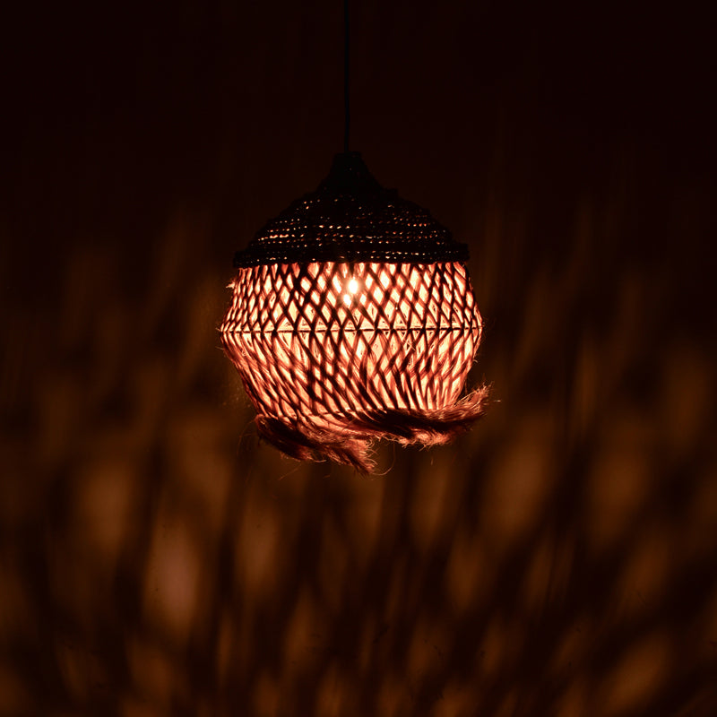 Плафон Fiorine абака в естествен цвят D55x70см