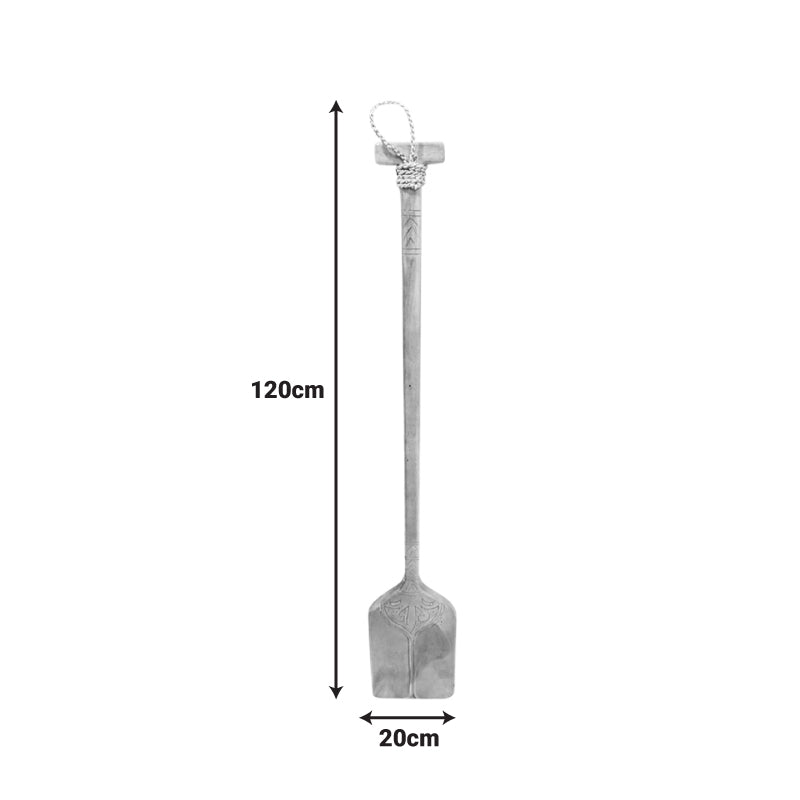 Декоративно гребло за стена paddly , махагоново дърво в естествен цвят, 20χ3x120см