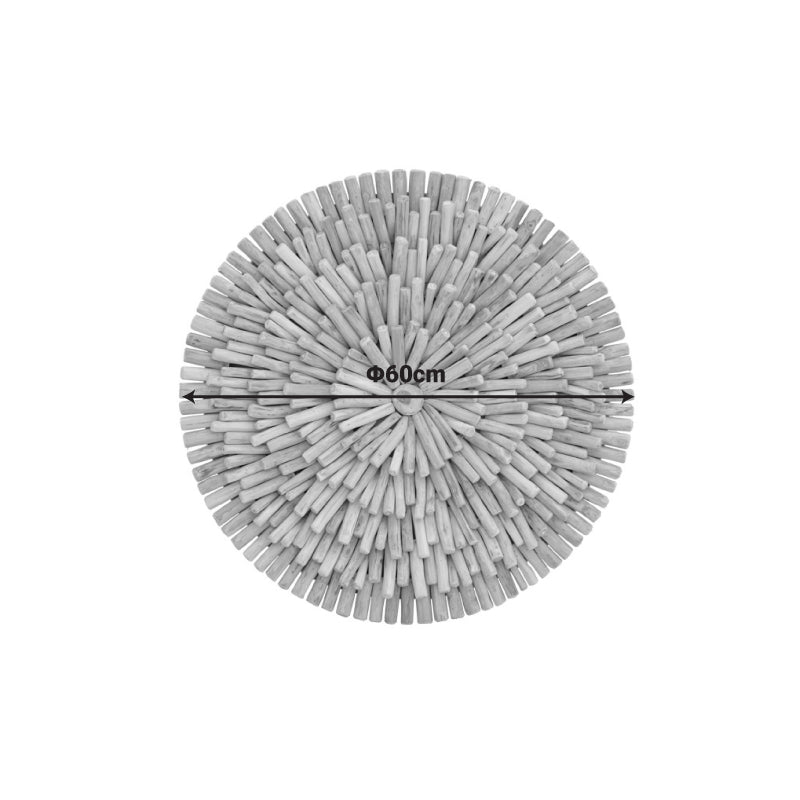 Декорация за стена Decofy дрифт дърво в естествен цвят d60x5см