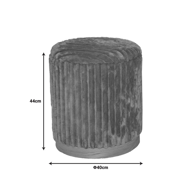 Комплект табуретки Pance от 2 дамаски букле в бежов и бял нюанс