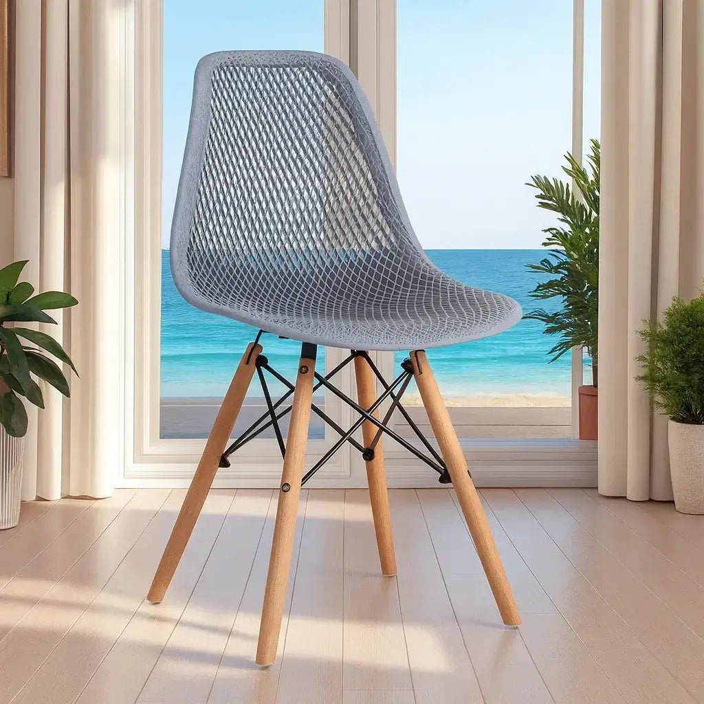 Трапезен стол Лариса сив