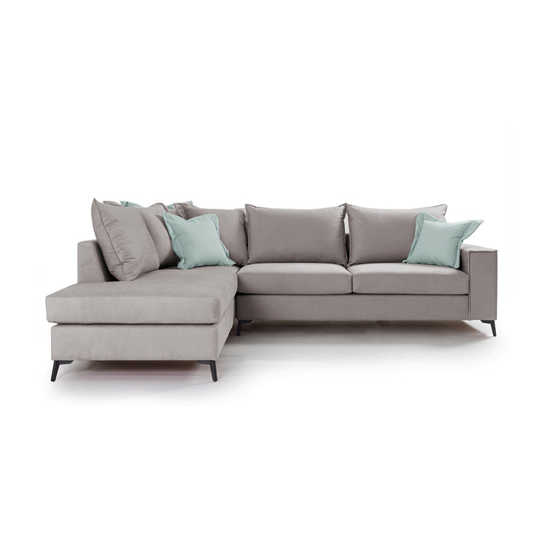 Ъглов диван Romantic десен ъгъл /дамаска 290x235x95см