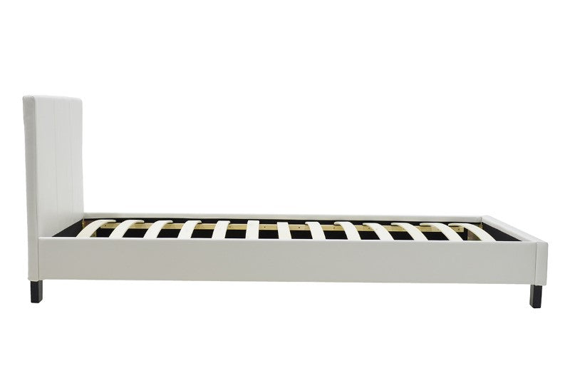 Легло Nevil PU бяло матово 100x200