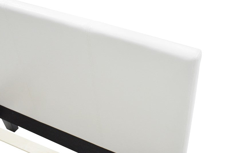 Легло Nevil PU бяло матово 100x200