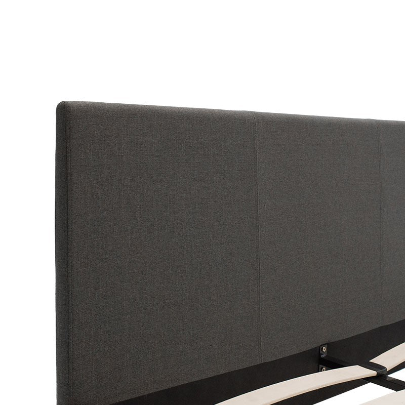 Двойно легло Nevil в тъмно сив плат 150x200см