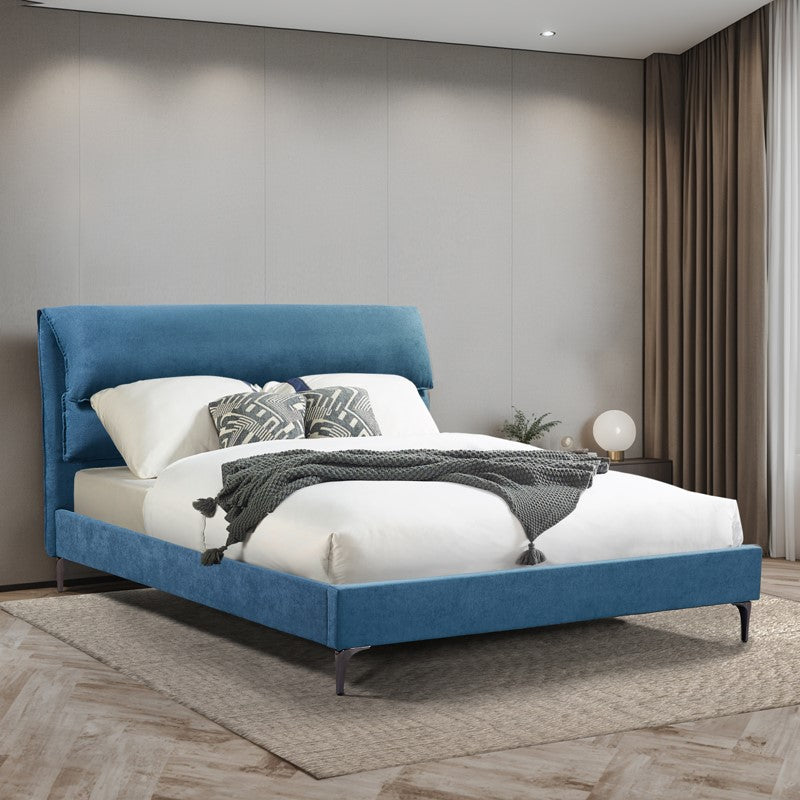 Двойно легло Aryna дамаска в цвят петрол 160x200см