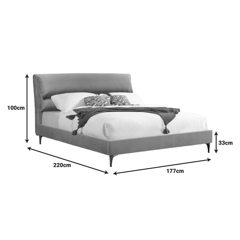 Двойно легло Aryna дамаска в цвят петрол 160x200см