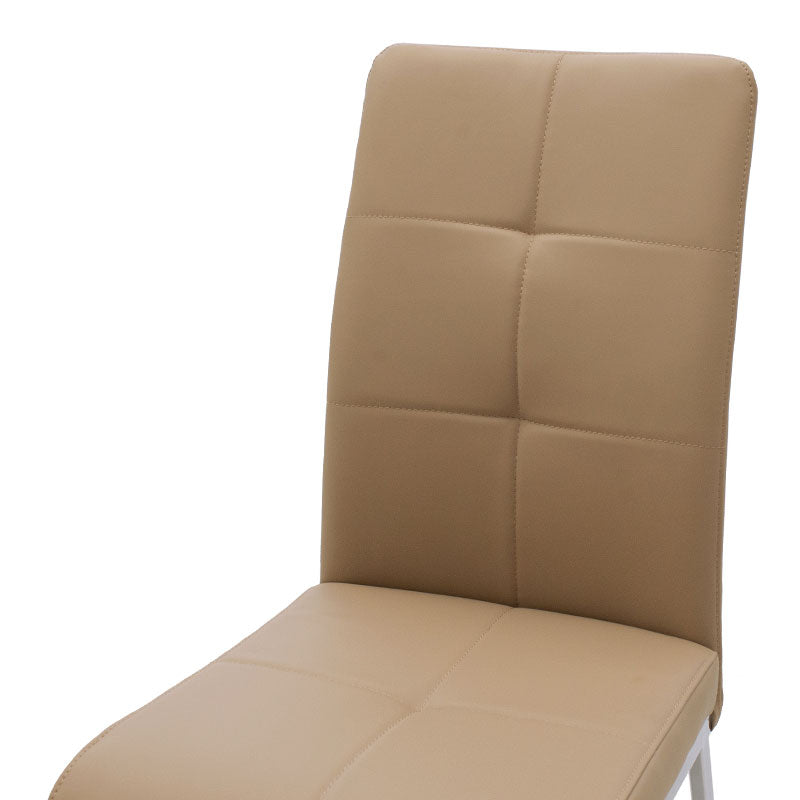 Стол Ariadne PU мока-хром крак