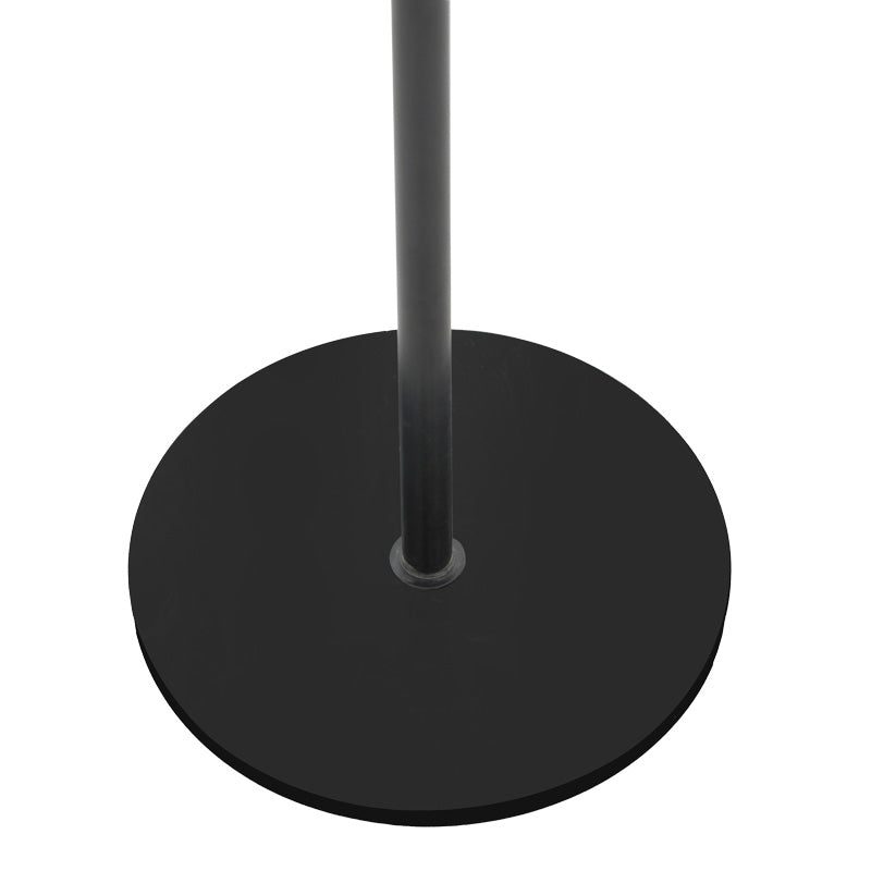 Поставка за портманта Fori черна метална 30x30x173см