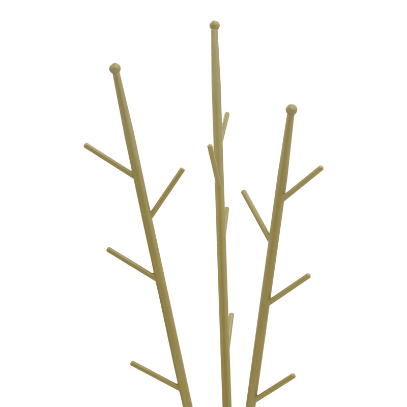 Закачалка за дрехи  Marianni  златист-бял цвят 50x38x182см