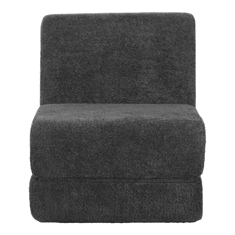 Фотьойл-легло ferderina плат в тъмно сив цвят 66x102x73см