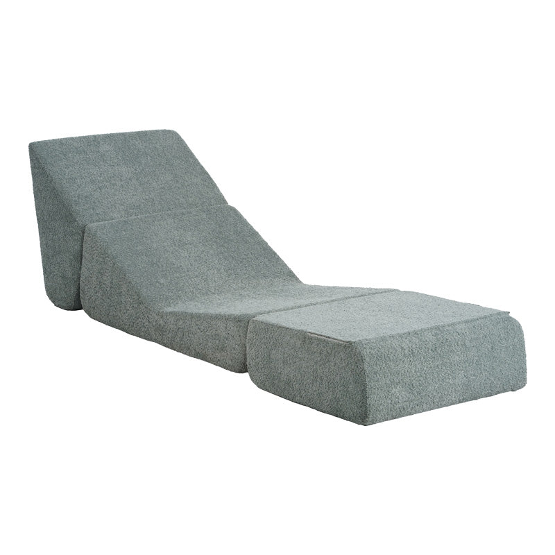 Фотьойл-легло ferderina плат в светло сив цвят 66x102x73см