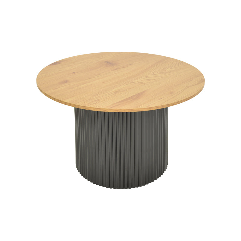 Холна маса Dovel мдф в цвят сонома-черен d70x40см