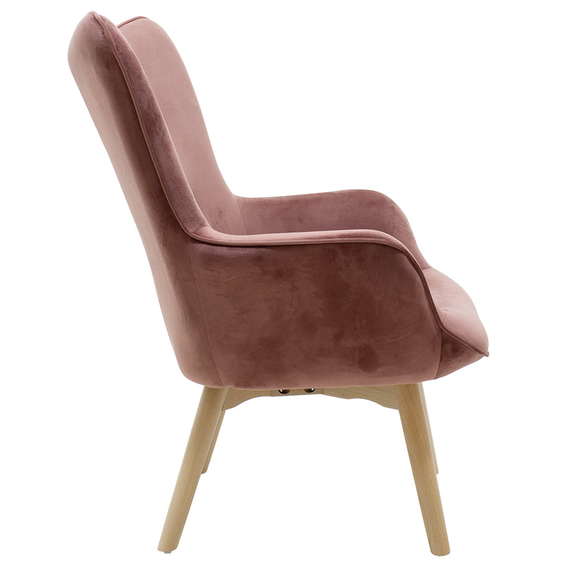 Фотьойл Kido кадифе цвят гнила ябълка