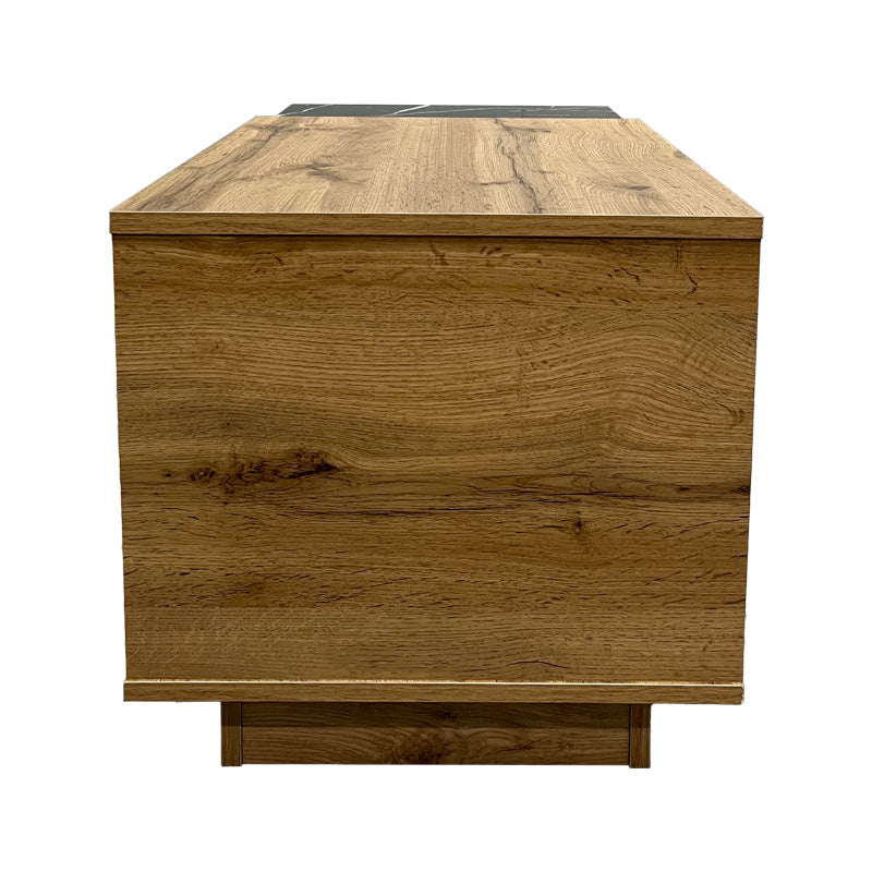 Холна маса Fetix в черен мрамор-сонома нюанс 90x45x45см