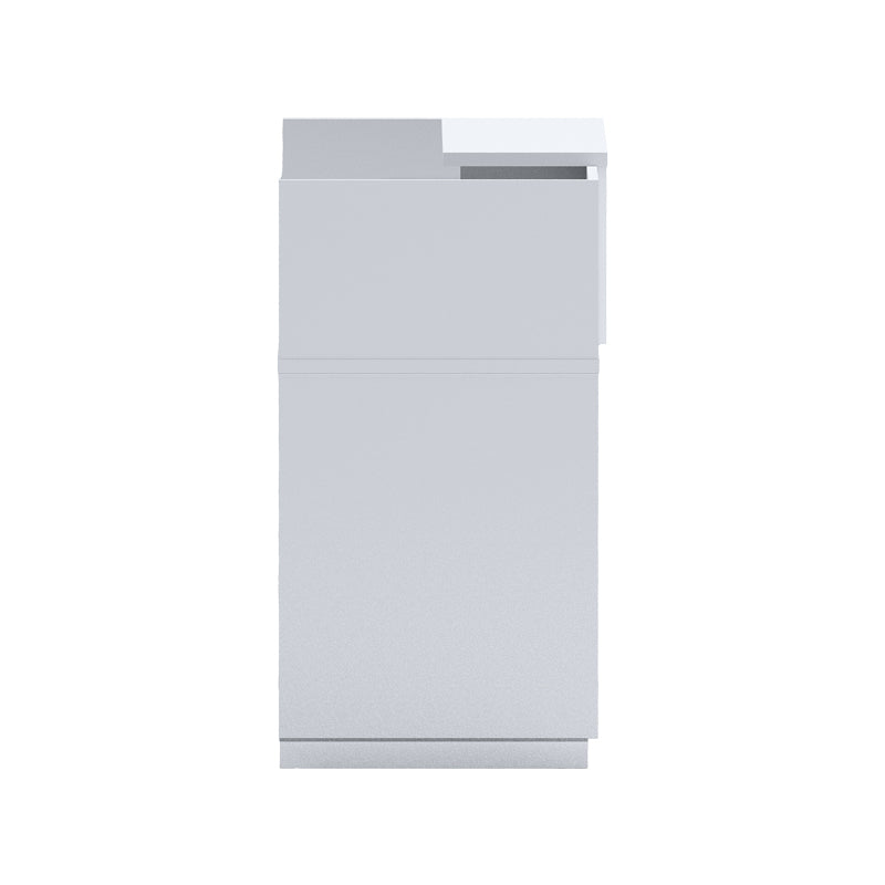 Рецепция lotus в бял цвят 140x70x110см