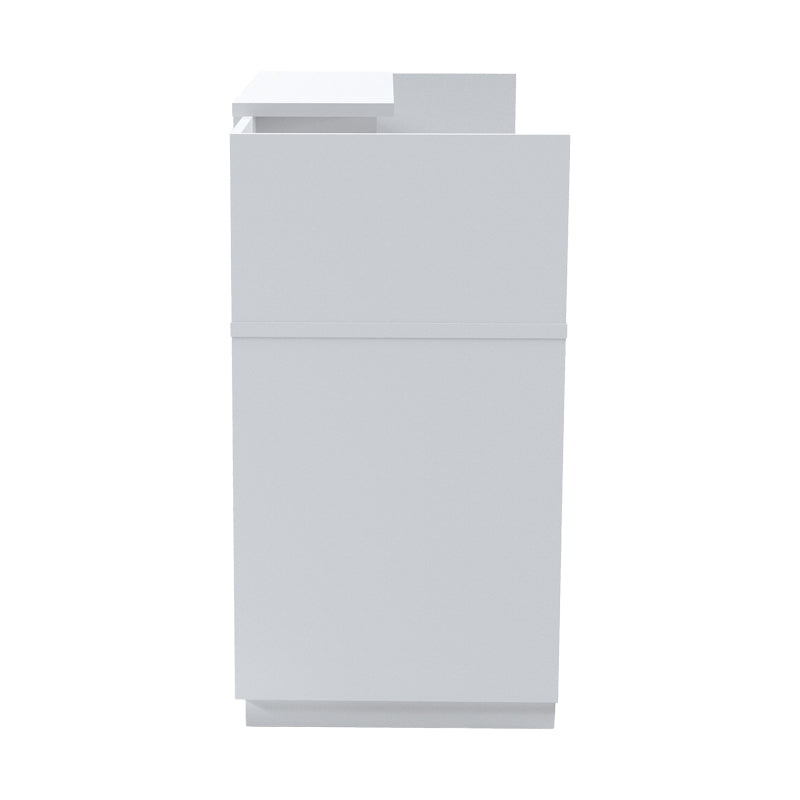 Рецепция lotus в бял цвят 180x70x110см