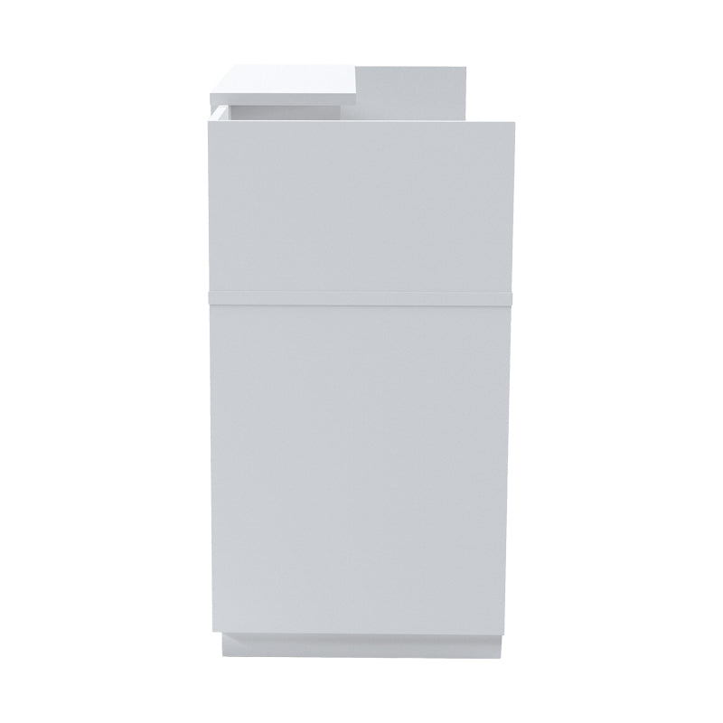 Рецепция lotus в бял цвят 180x70x110см