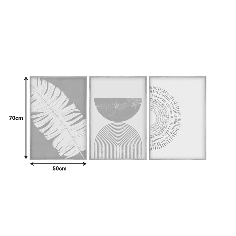 Картина на платно Терпен I триптих с дигитален печат 50x2x70см