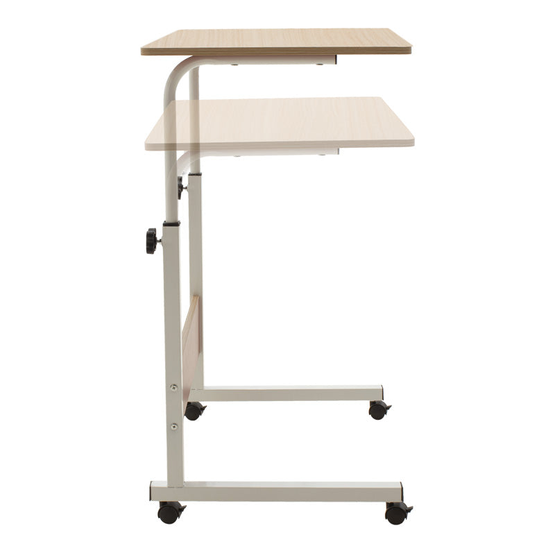 Офис бюро Piper MDF в цвят светъл дъб 60x40x69-90см