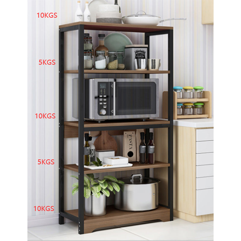 Подов шкаф Obra металик в цвят орех-черен 60x30x126см