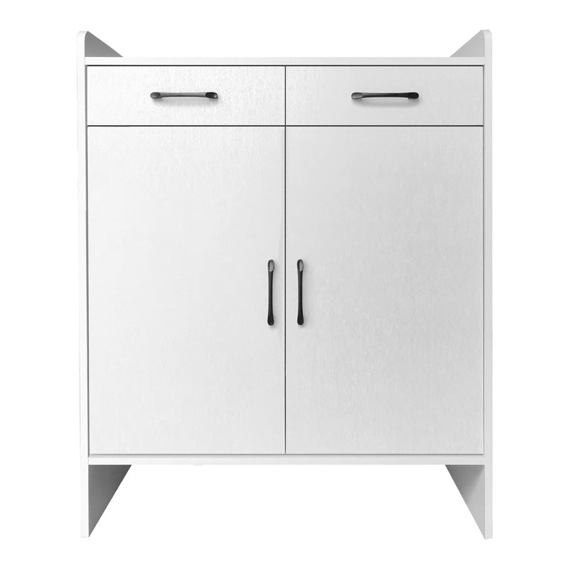 Шкаф за обувки Gazen бял цвят 80x33x100см