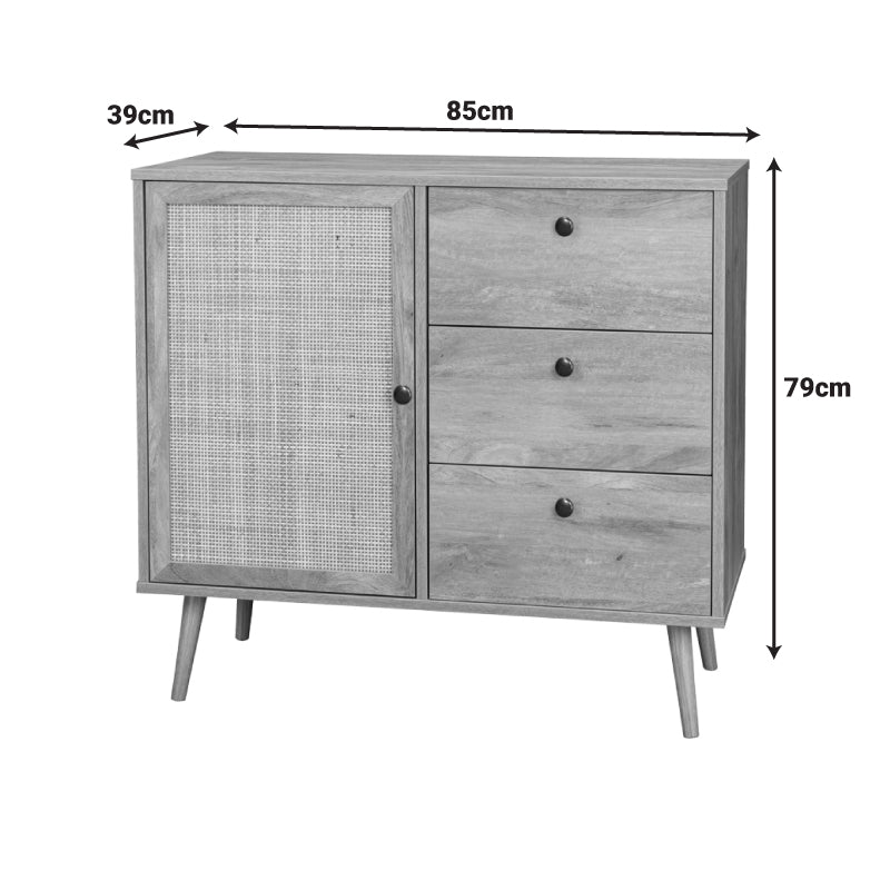 Бюфет Oslo в цвят sonoma 85x39x79см