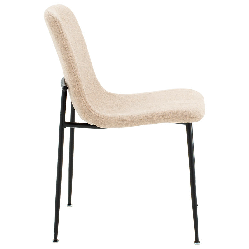 Стол Gratify букле екрю крака черни