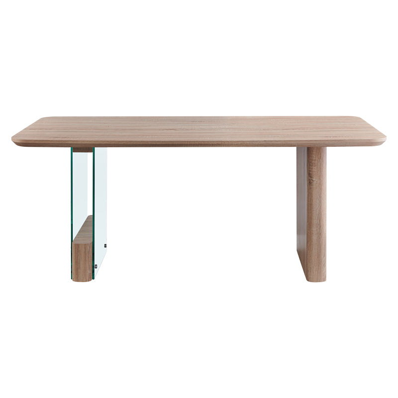 Трапезна маса Faghan кафяв мдф 180x90x76см