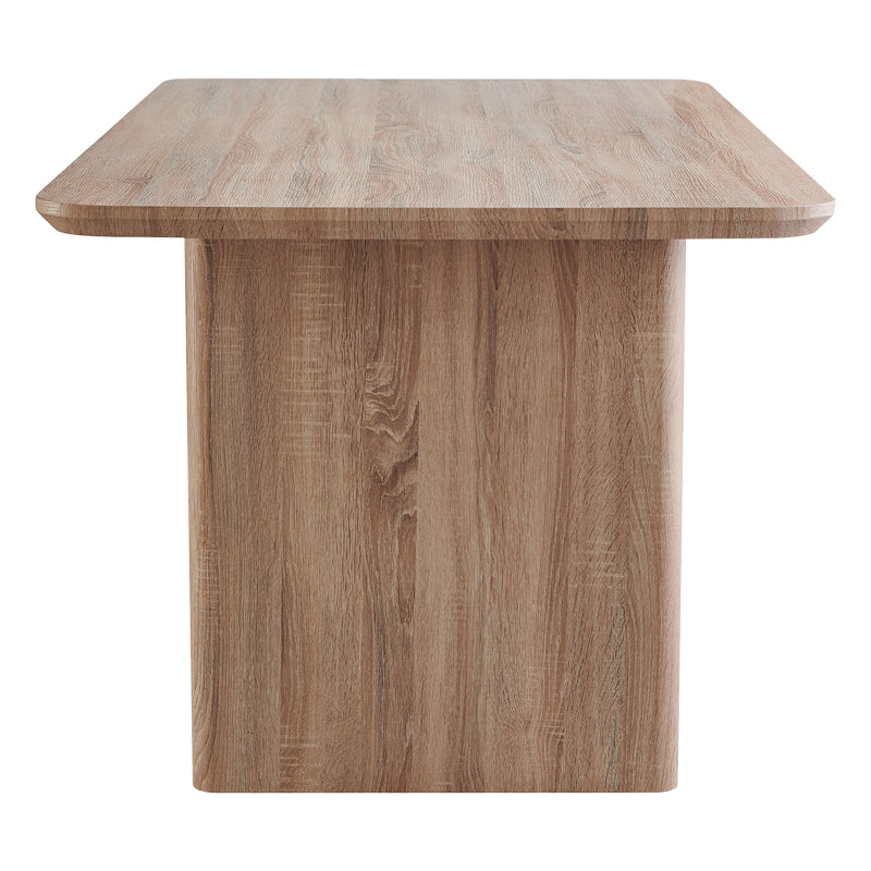 Трапезна маса Faghan кафяв мдф 180x90x76см