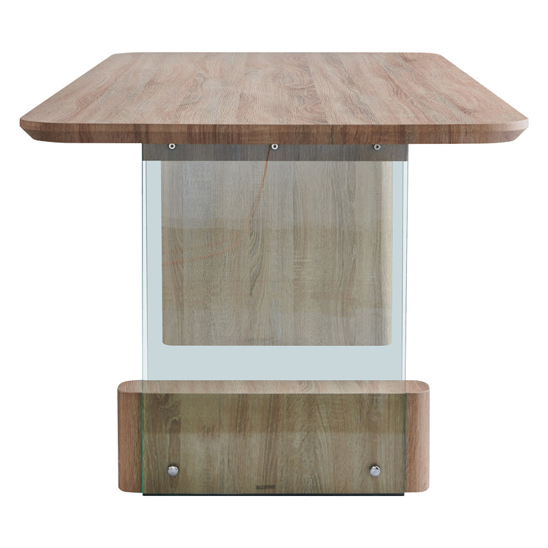 Трапезна маса Faghan кафяв мдф 180x90x76см