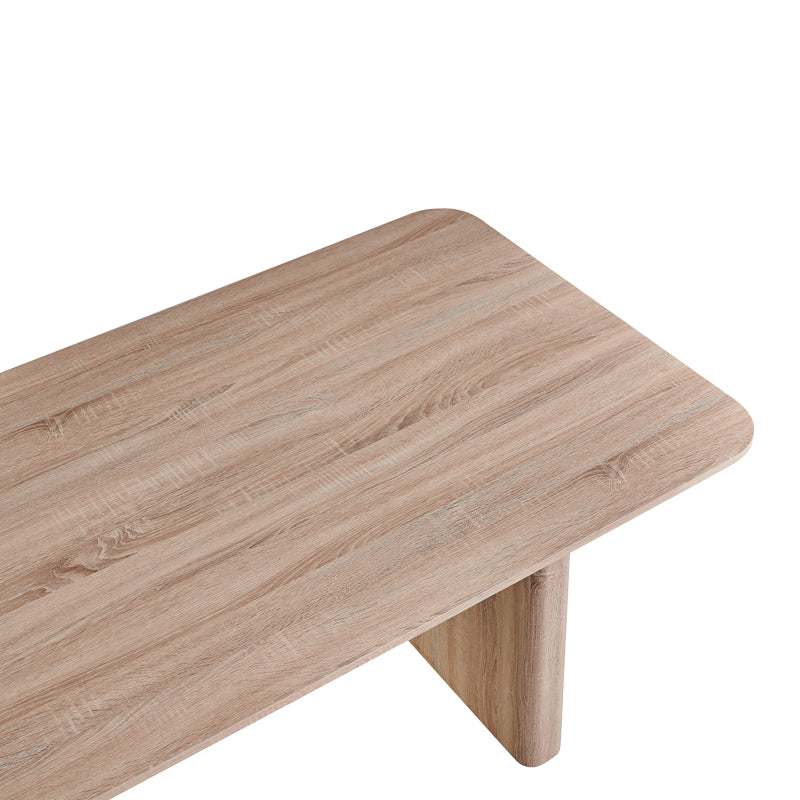 Трапезна маса Faghan кафяв мдф 180x90x76см