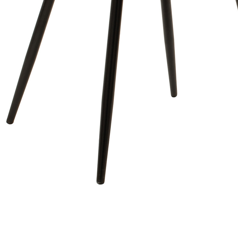 Стол Giselle velvet green-крак черен