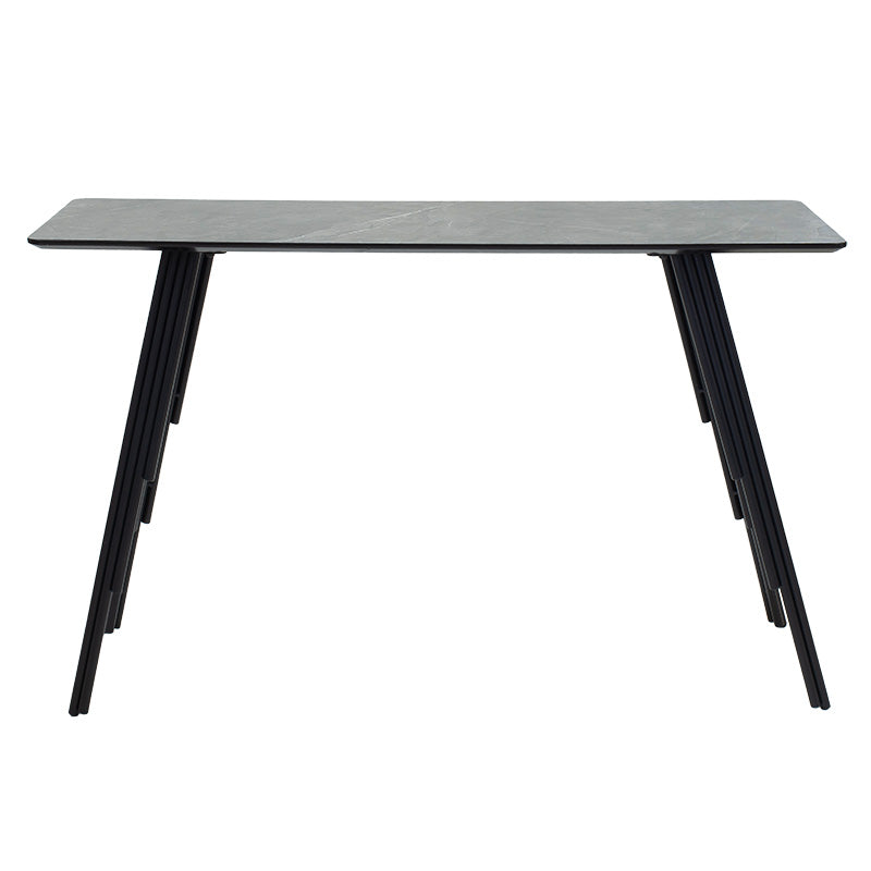 Конзола Lifo MDF тъмно сива циментово-черна 120x40x75εκ