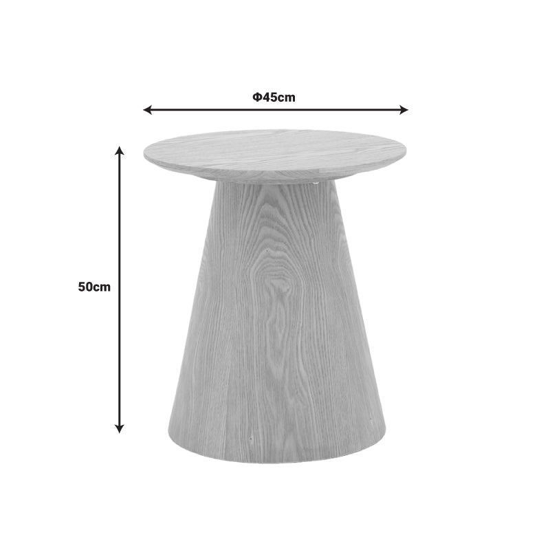 Холна маса Kayano естествен цвят мдф D45x50см