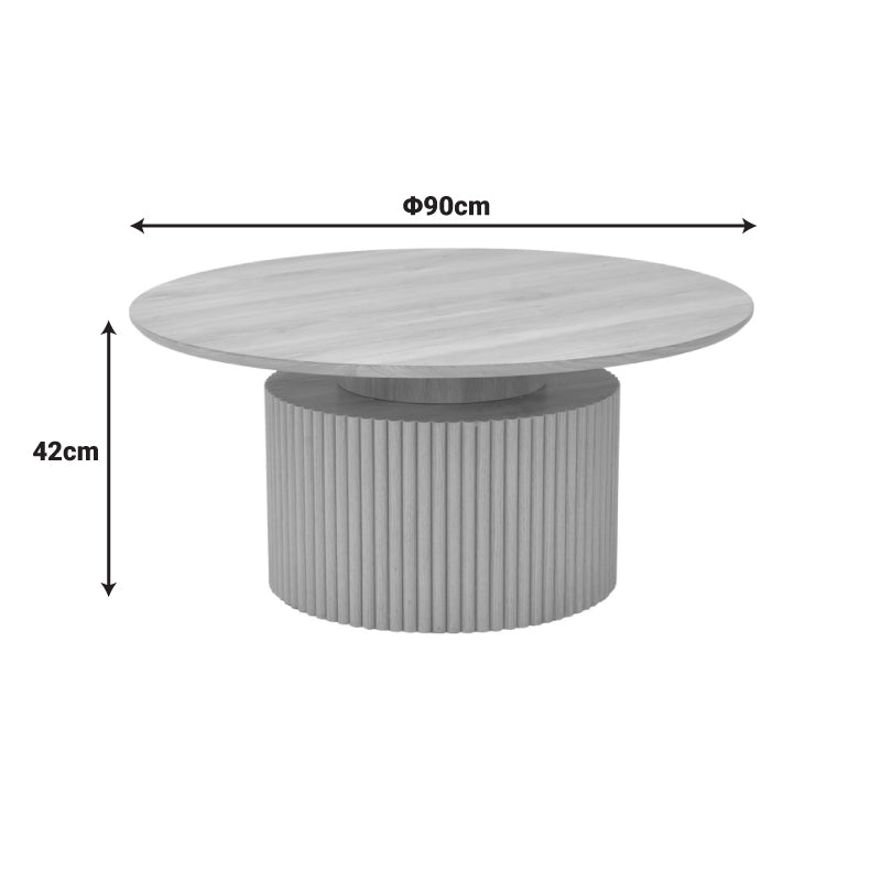 Холна маса Оpols мдф в естествен нюанс φ90x42см