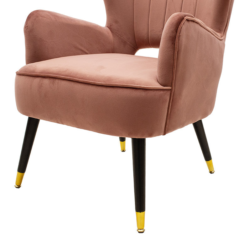 Фотьойл Lark в кадифе от гнила ябълка 65x74x90см