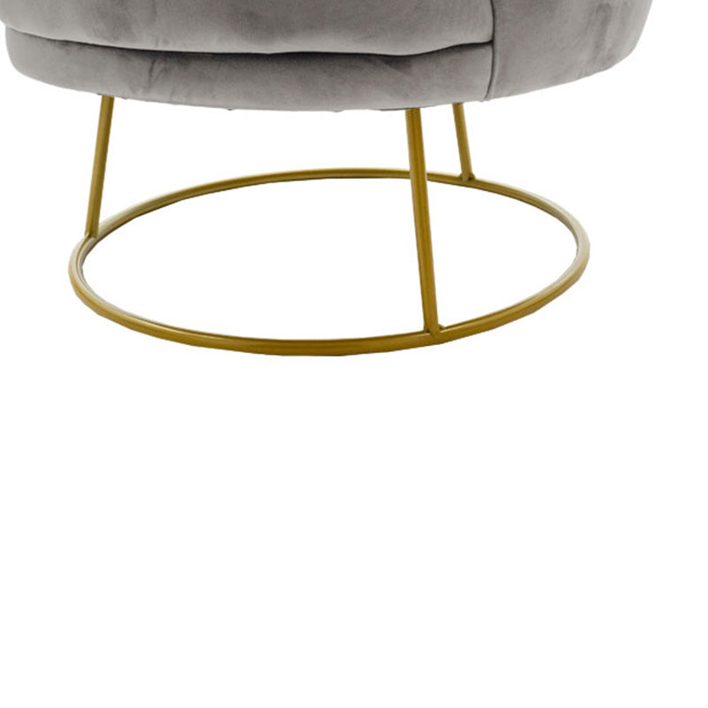 Кресло Rony сив-златист цвят 78x75x82см