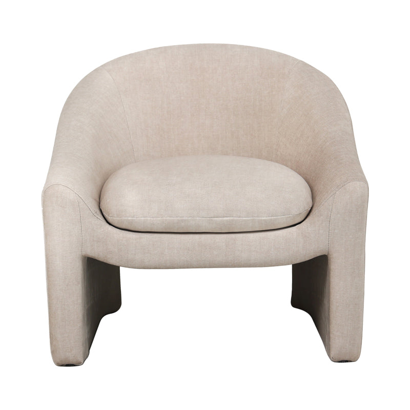 Фотьойл Berza крем дамаска 76x76x71см