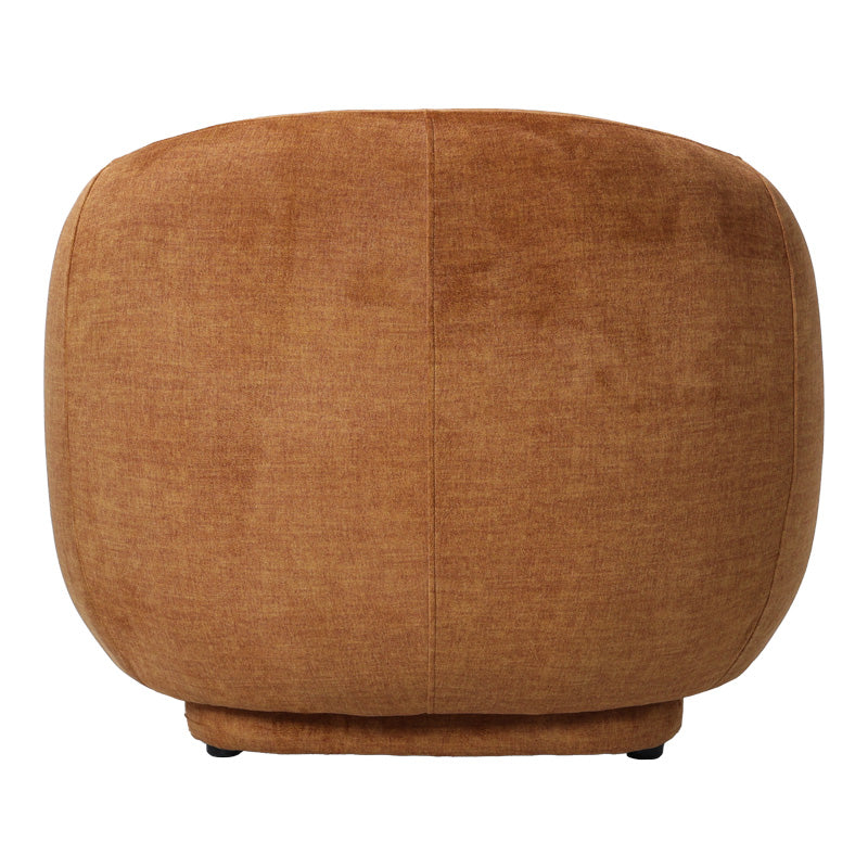 Фотьойл Freya дамаска цвят кехлибар 93x87x76см