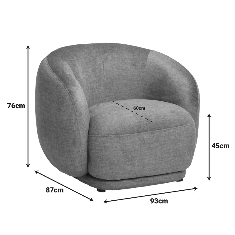 Фотьойл Freya дамаска цвят маслинено зелено 93x87x76см