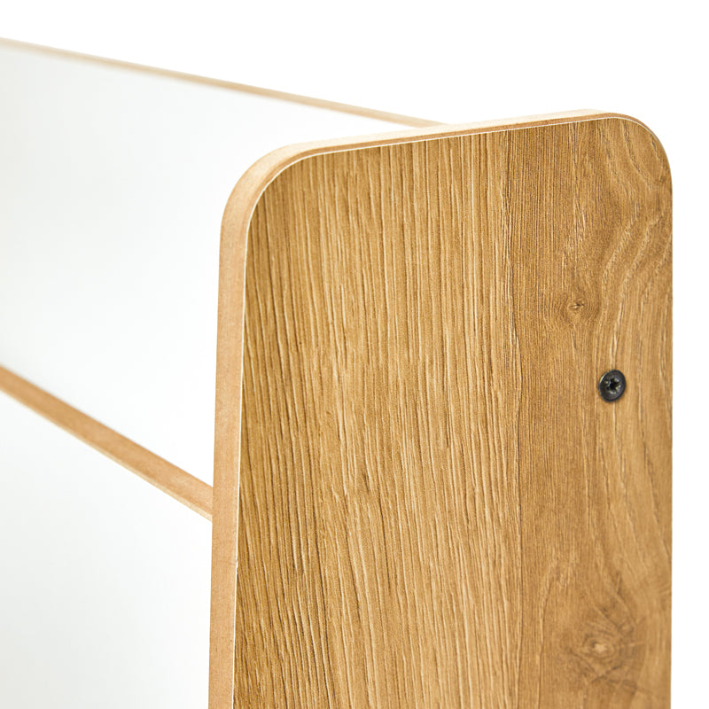 Стелаж естествен-бял мдф 57x34x55см