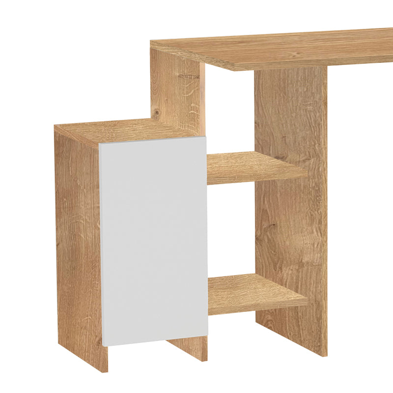 Офис бюро Kely в естествено бял цвят 113x55x74см