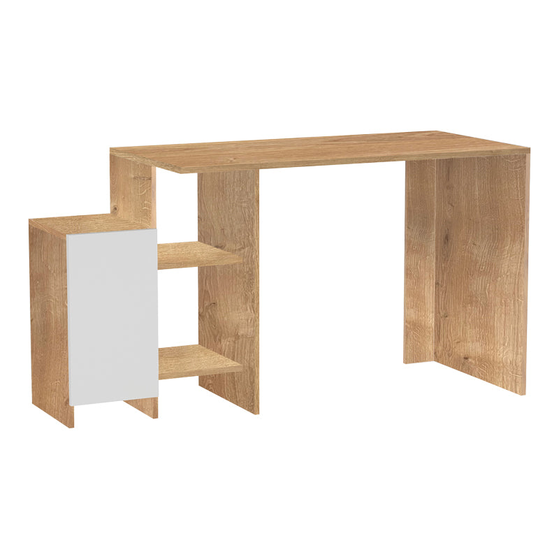 Офис бюро Kely в естествено бял цвят 113x55x74см